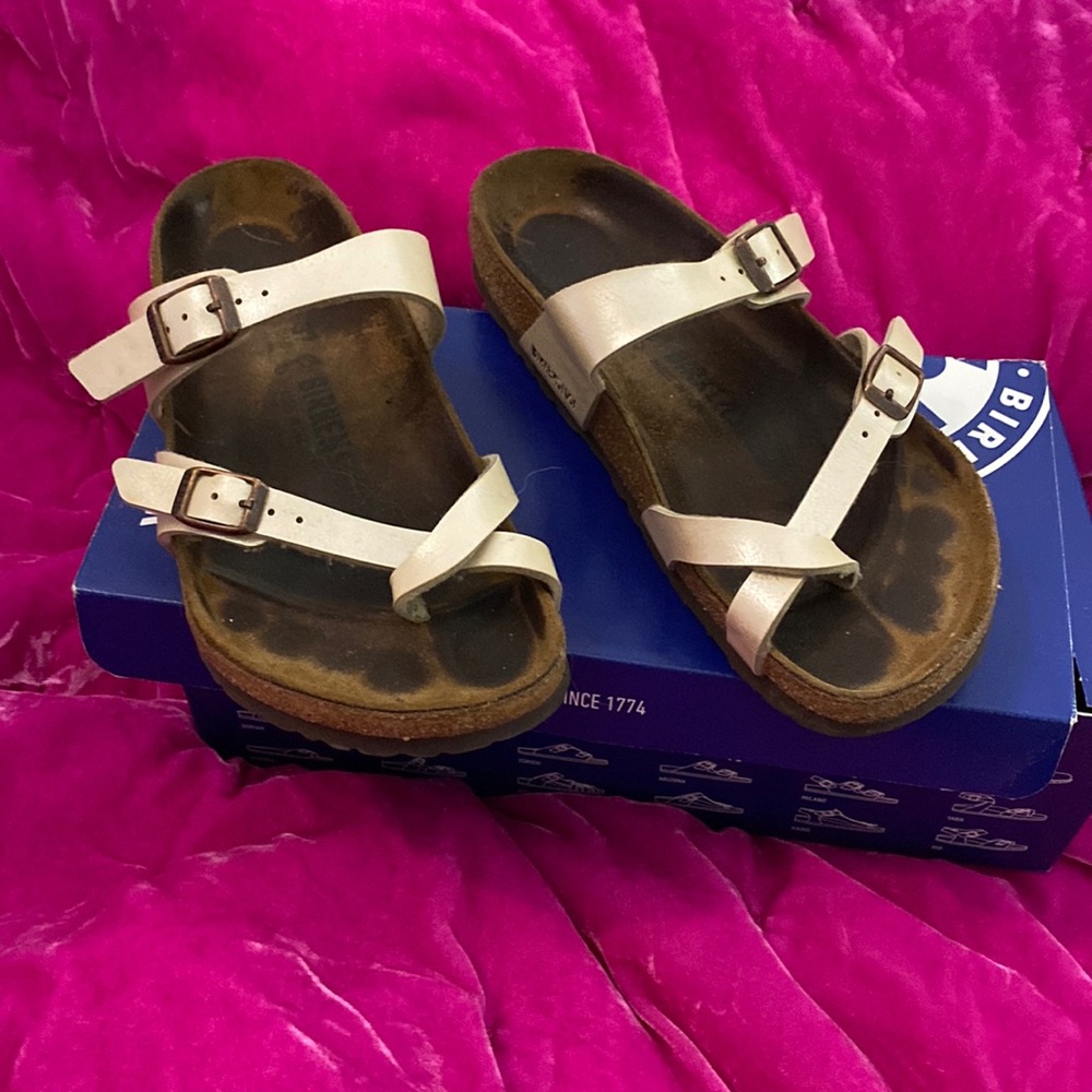 Birkenstock Mayari size 37 regular fit grace full Antique Lace